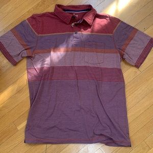 Striped polo shirt